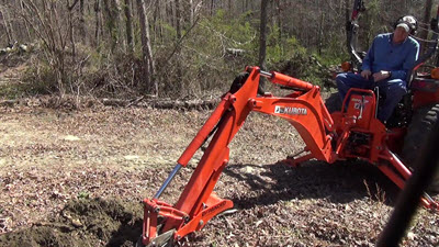 Trenching for a New Water Line for the New Pool&nbsp;House