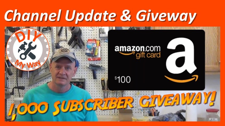 DIY My Way Channel Update and&nbsp;Giveaway