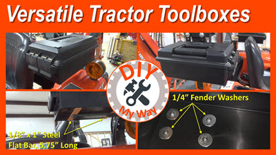 Kubota Tractor Mod:  Versatile Tractor&nbsp;Toolboxes