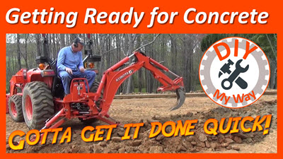 Getting Ready for Concrete with My Kubota&nbsp;L3901